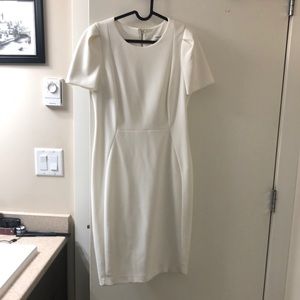 White Calvin Klein dress. Size 10.
